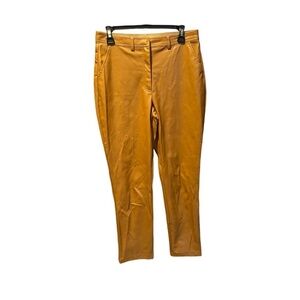 Nordstrom Halogen Faux Leather Pants in Tan Size 4 NWOT